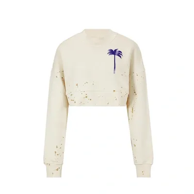 Palm Angels Sweatshirt Court Pxp En Coton