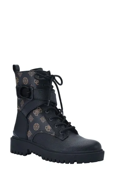 Guess Orana Combat Boot In Black