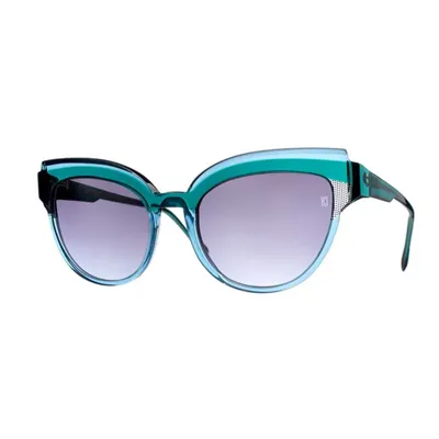 Caroline Abram Sunglasses In Turchese/blu Sfumato