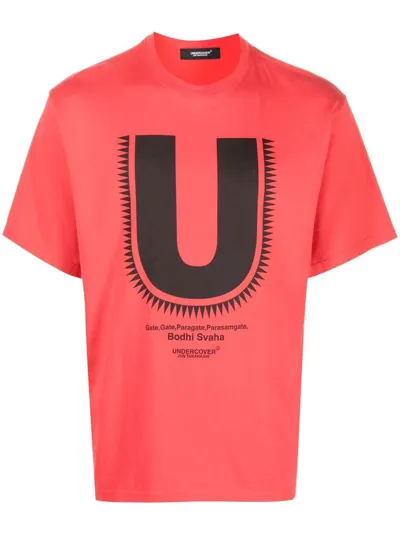 Undercover Logo-print Short-sleeved T-shirt In Red