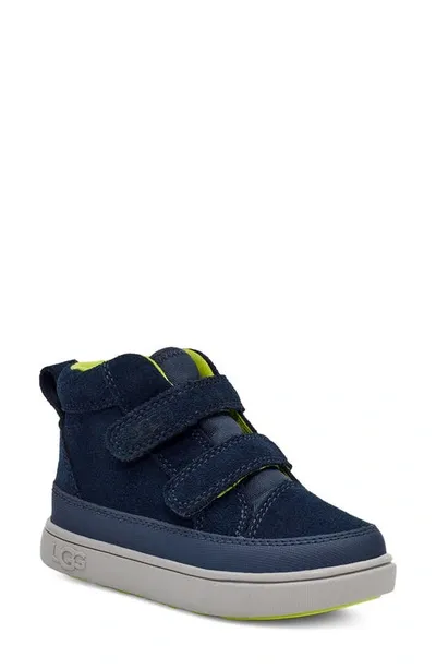 Ugg (r) Kids' Rennon Ii Waterproof High Top Sneaker In Concord Blue