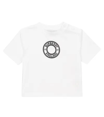 Burberry Baby Cotton T-shirt In White