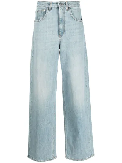 Filippa K Viana High-waisted Wide-leg Jeans In Blue