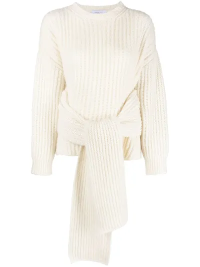 Fabiana Filippi Knot-detail Jumper In White