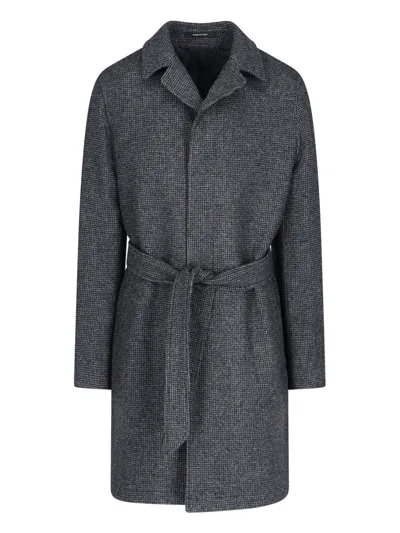 Tagliatore Curt Coat In Blue