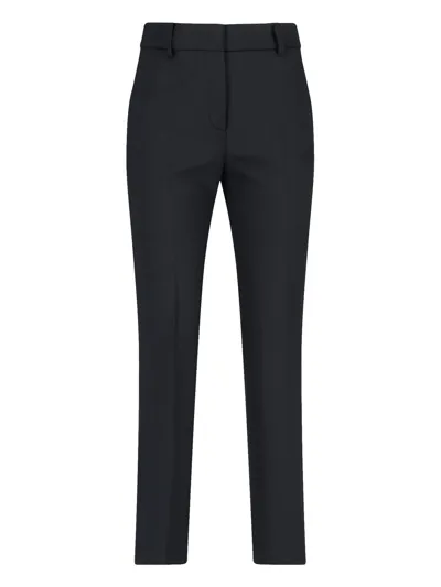 Incotex Classic Trousers In Nero