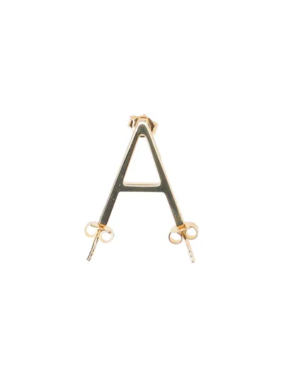 D'heygere Alphabet Earrings In Oro