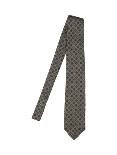 Cesare Attolini Striped Tie In Multi