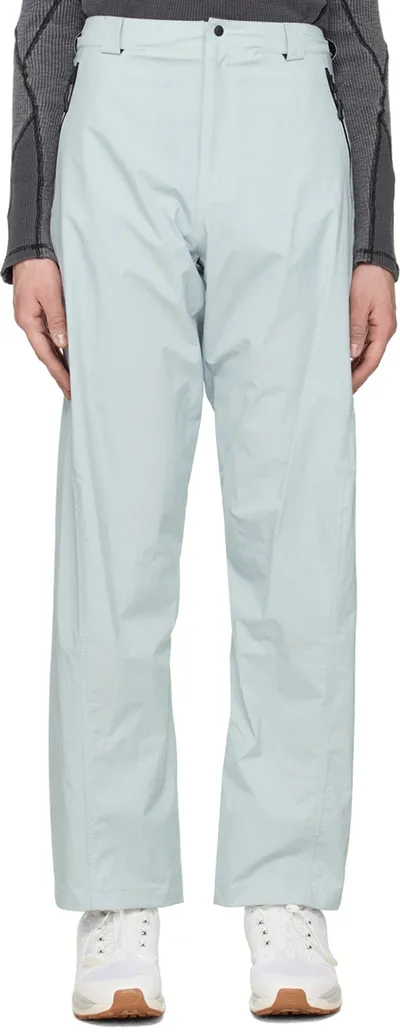 Hyein Seo Blue Paneled Trousers In Light Blue