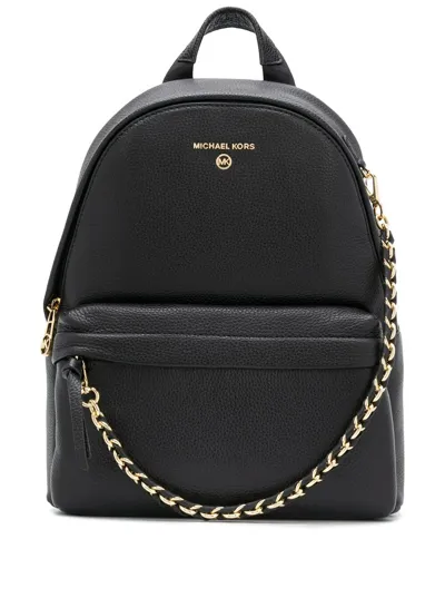 Michael Michael Kors Medium Rhea Zipper Backpack In Black