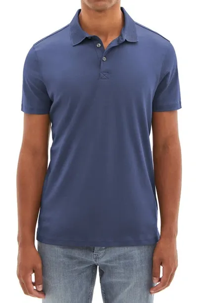 Robert Barakett Georgia Pima Cotton Polo In Poseidon