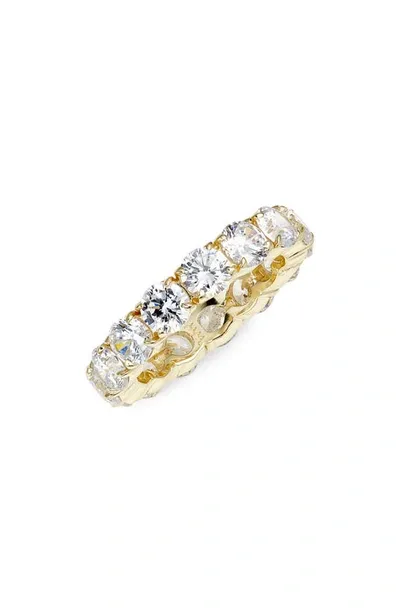 Melinda Maria The Grand Heiress Eternity Ring In Gold White Diamondettes