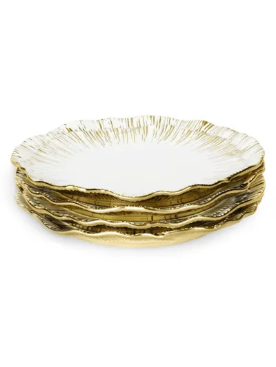 Michael Aram Anemone Four-piece Side Plate Set