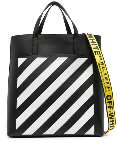 Off-white Diag Tote Bag In Black