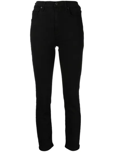 Citizens Of Humanity High-waisted Vintage Slim-cut Jeans In Black