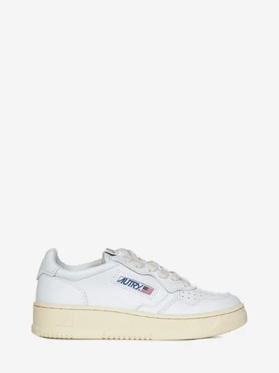 Autry Kids' Medalist Low Sneakers In White