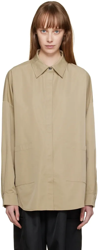 Reformation Layne Cotton Jacket In Camel