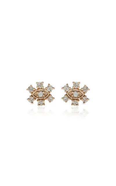 Sydney Evan 14k Gold Diamond Earrings