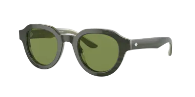 Giorgio Armani Woman Sunglass Ar8172u In Green