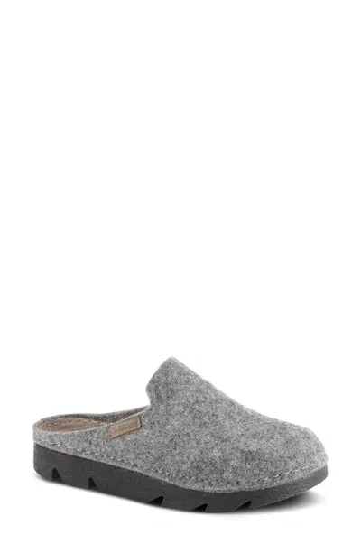 Flexus By Spring Step Cloggish Mule In Grey