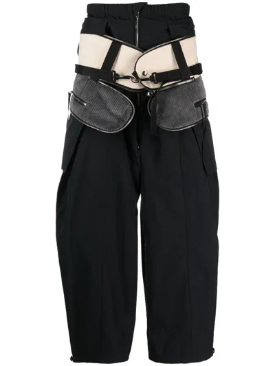 Craig Green Clip-fastening Panelled Trousers In Black