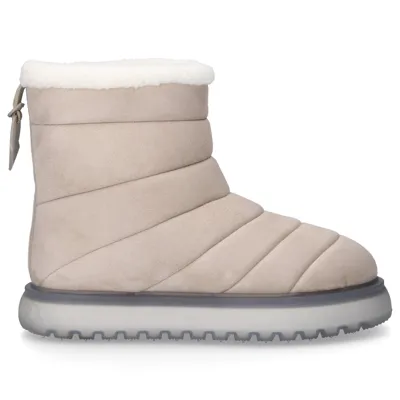 Moncler Schuhe  Snowboots Hermosa Veloursleder In Beige