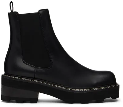 Gabriela Hearst Jil Leather Chelsea Boot In Black