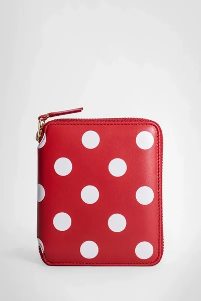 Comme Des Garçons Unisex Red Wallets & Cardholders