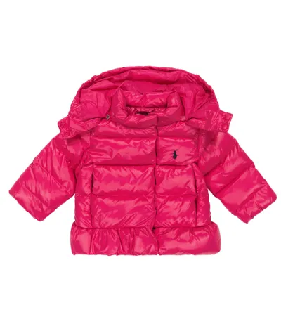 Polo Ralph Lauren Baby Quilted Down Jacket In Sport Pink