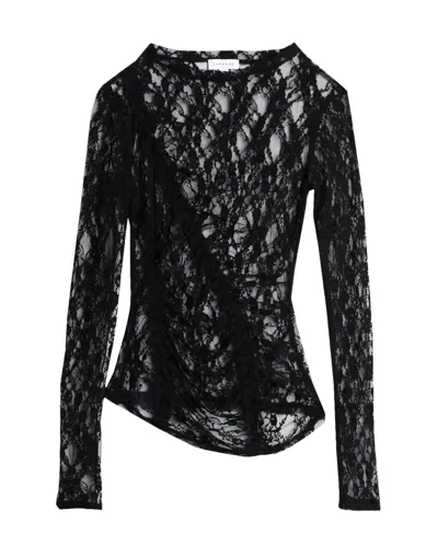 Topshop Blouses In Black