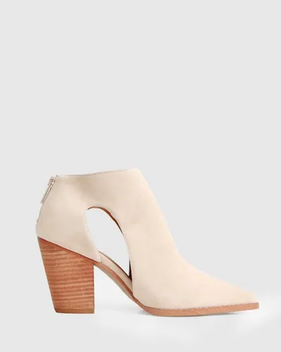 Belle & Bloom Midnight Special Suede Ankle Boot - Sand