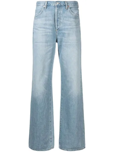 Citizens Of Humanity Wide-leg Jeans In Denim