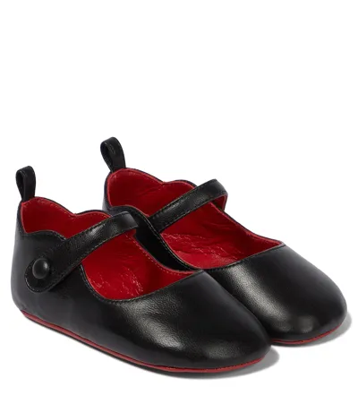 Christian Louboutin Baby Love Chick Ballet Flats In Black