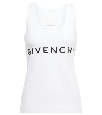 Givenchy Logo Cotton-blend T-shirt In Multicolor