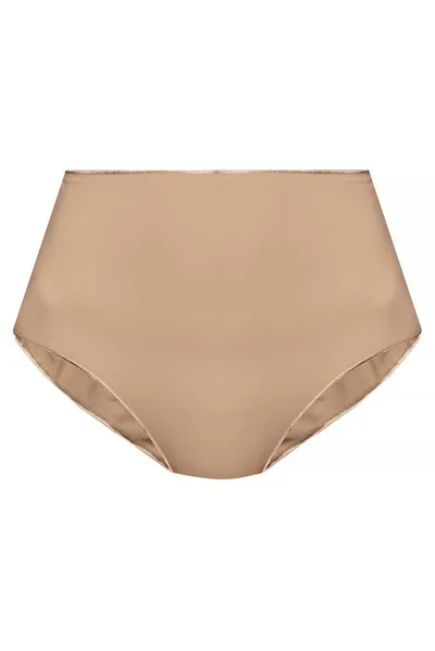 Oseree Oséree High Waist Bikini Bottom In Beige