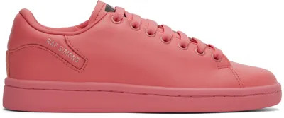 Raf Simons Pink Orion Sneakers In Strawberry Ice