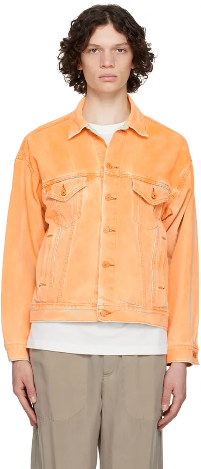 Notsonormal Orange Daily Denim Jacket