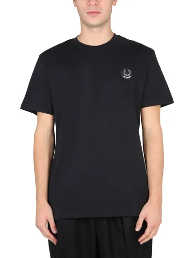 Raf Simons T-shirt Con Logo In Black