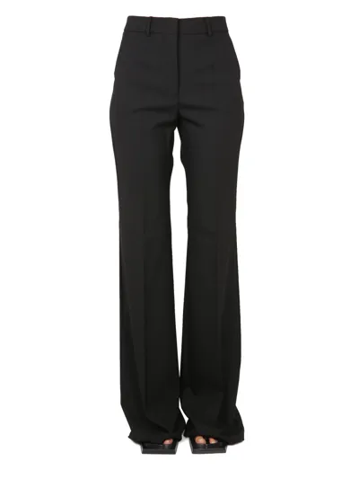 Max Mara Canvas Pants In Black