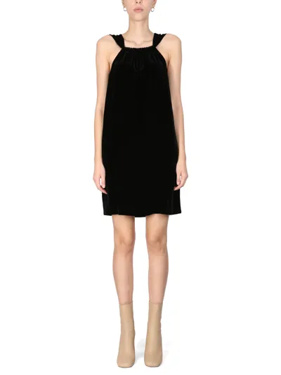 Boutique Moschino Mini Trapeze Dress In Black