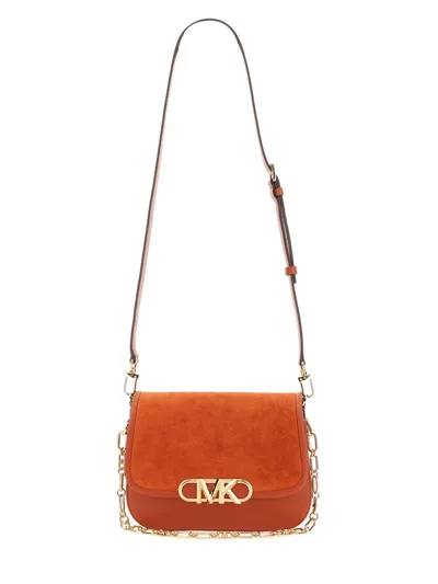 Michael Michael Kors Parker Messenger Bag In Orange