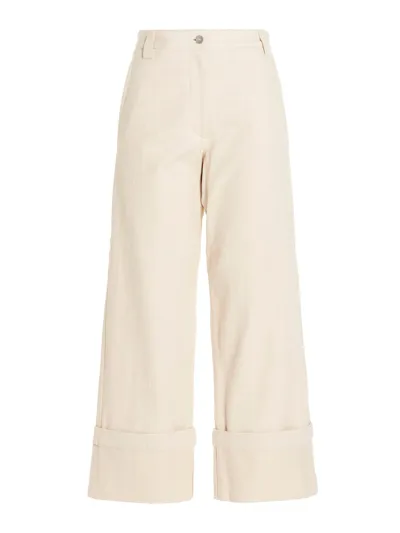 Moncler Genius Flared Pants In White