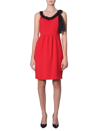 Boutique Moschino Tubino Dress In Red