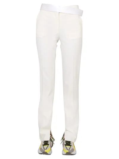 Stella Mccartney Twil Pants In Powder