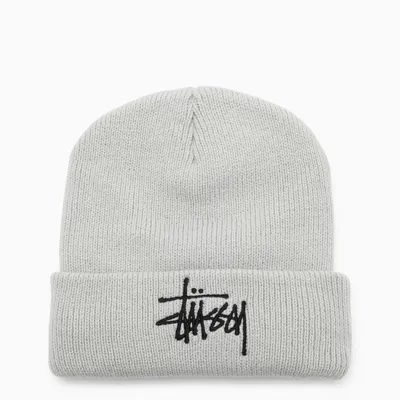 Stussy White Knitted Hat