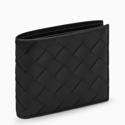 Bottega Veneta Black Intercalator Bi-fold Wallet