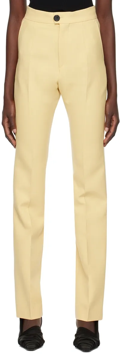 Kwaidan Editions Yellow Slim Leg Trousers