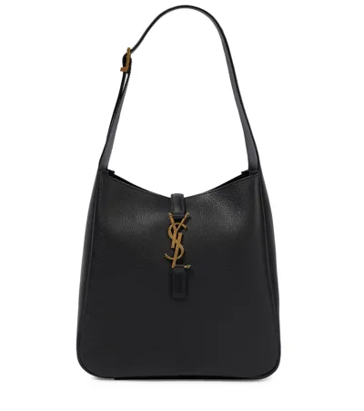 Saint Laurent Le 5 À 7 Small Leather Shoulder Bag In Noir