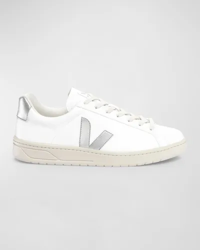 Veja Urca Bicolor Low-top Sneakers In White Silver