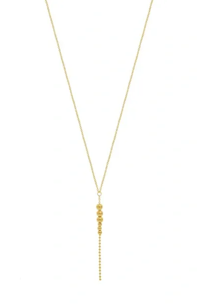 Bony Levy 14k Gold Graduated Bead Pendant Necklace In 14k Yellow Gold